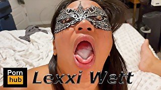 Horny Pinay MILF toys herself to squirting orgasm and swallows big load of Daddy's cum! - Lexxi Wett