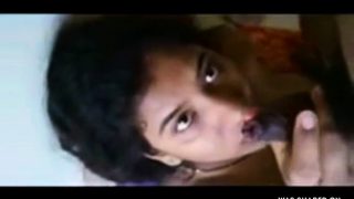 Shy mallu girl gives blowjob