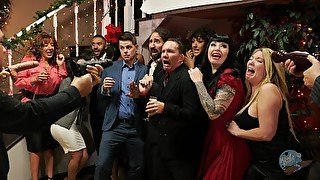 Die Hard Porn Parody: DICK HARD threesome sex after party