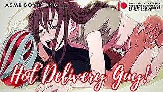 Fucking The Pizza Delivery Guy! Hot Delivery Guy! ASMR Roleplay [M4F]