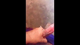 Boy Playing with His Big Dick