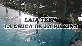 (LAIA ) ESPA&Ntilde;OLA  CACHONDA DE 18 A&Ntilde;OS EN SU PRIMERA ESCENA X