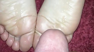 Cumming On My Girlfriends Sexy Soles Is One Of My Wildest Fantasies