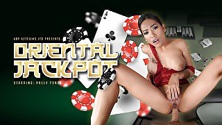 Oriental Jackpot - Tan Asian With Polly Pons