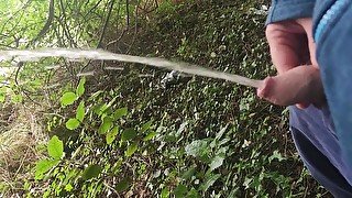 Pissing near a field