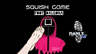 Squish game - Foot dalgona candy - Squid game parody - Will I pass to the next level?