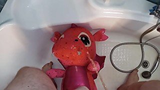 Big Pink dragon Peeing#1