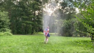 SlowMo Sailor Moon Takes Sprinkler Up Skirt