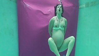 Pregnant Underwater Bondage