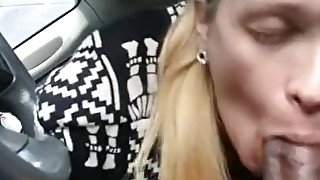 SHE ONLY WANTED s5! HOOKER GIVES QUICK BJ AND RIM JOB IN CAR