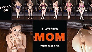 Flattered stepmom takes care of it - ImMeganlive