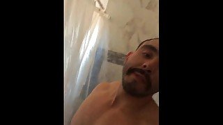 Mexican showing flexing jerking off