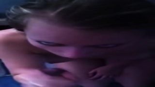 Girlfriend Blowjob POV Cum