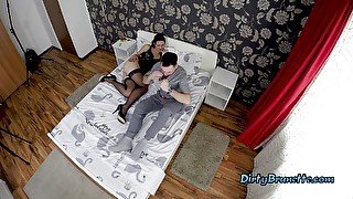 Horny house wife fuck rough with her husband