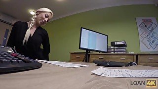 LOAN4K. Adorable miss has spontaneous sex for cash with loan manager