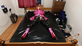 Sissy Maids Bed Bondage