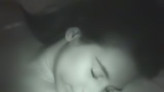 Sleeping chick sucking on cock before getting it in her cunt