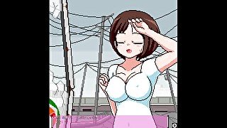 hentai game ドットアニメ選 END