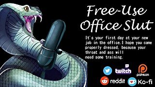 Erotic Audio  You are a Free Use Office Slut  Throat and Anal Training in the Office  ASMR