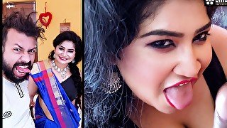 Early morning vlogging with my sexy step-mom and accidently i creampied on her ( Hindi Audio )