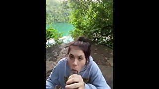 White girl sucking bbc