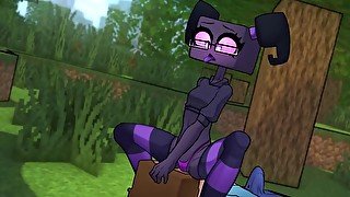 Minecraft Horny Craft - Part 14 - Endergirl Pussy By LoveSkySanHentai