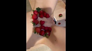 Pussy is served for dessert. Do you like berries?