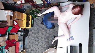 Shoplifter Krystal Orchid Gets Rammed By Officer