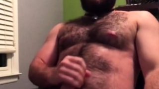 Wolfy's Self Facial After Edging to Porn