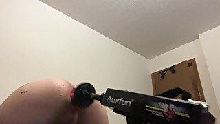 Fuck machine deep anal