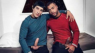 Star Trek gay spoof with Jordan Boss and Micah Brandt