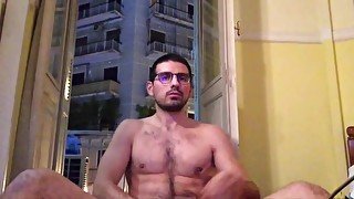 Greek hotel public jerking