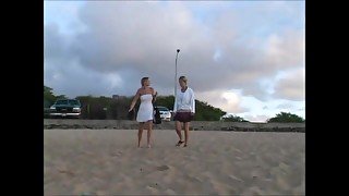 Carli on the beach