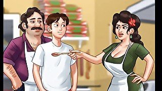 Summertime saga: hot Italian MILF from the pizzeria ep 55