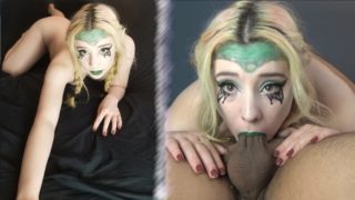 Elf Queen Abandons her People to Worship Cock and Deepthroat 69 Till Hardcore Throatpie Cum Swallow