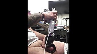 Vibrator makes me cum so hard at work pt2