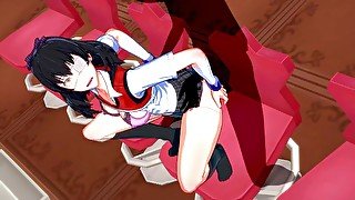 【MIDARI IKISHIMA】【HENTAI 3D】【SHORT STATIC】【KAKEGURUI】