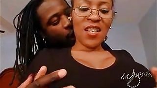 Ebony mature getting fucked