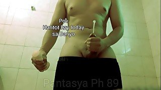 POV Jakol, kantotan sa banyo kay inday, feel na feel ko totoo kitang kinakantot,at cumshot part3