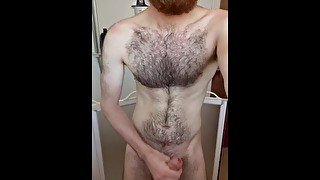 Wank and cum after my shower