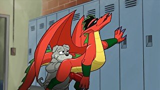 Jake Long destroyed by Fudog