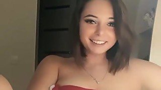 Lewd slut jaw-dropping porn video