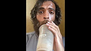 Vegan Life Cafe PB&J Shake with Rock Mercury