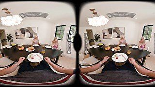 VR Bangers Hot Stepmommys Fucked Hard And Creampie in VR Porn