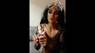 Petite Latina Smoke & Blow Clouds - 54