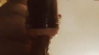 Fleshlight Fuck! Featuring Semen Being Expelled From Cock