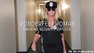 WonderFeetWoman Smoking Security Officer Preview