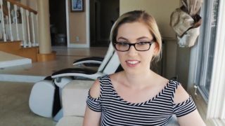 Stepsister Niki Snow gets her hairy cunt pounded hard in POV