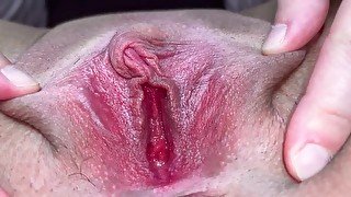 Close up pussy orgasm with vibrator