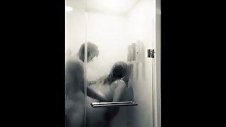 QueenBBW Shower Sex